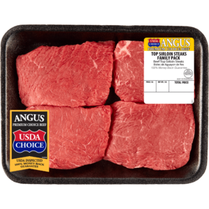 Household Pack of Selection High Sirloin Beef Steak