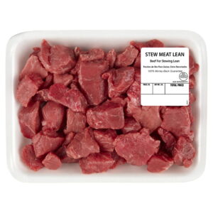 Recent Lean Beef Stew Meat, 1.0 – 1.5 lb Tray