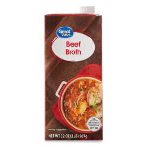 Nice Worth Gluten-Free Beef Broth, 32 oz Shelf-Secure Carton