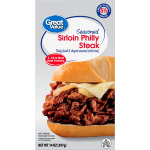 Nice Worth Seasoned Sirloin Beef Philly Steak, 14 Ounces