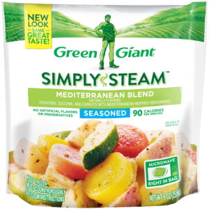 Inexperienced Big Merely Steam Mediterranean Vegetable Mix, 9 oz Frozen Bag