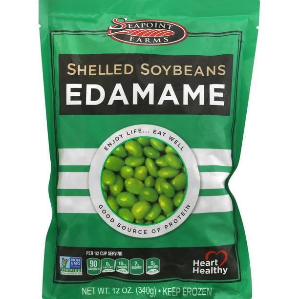 Seapoint Farms Shelled Edamame Soybeans, 12 oz (Frozen)