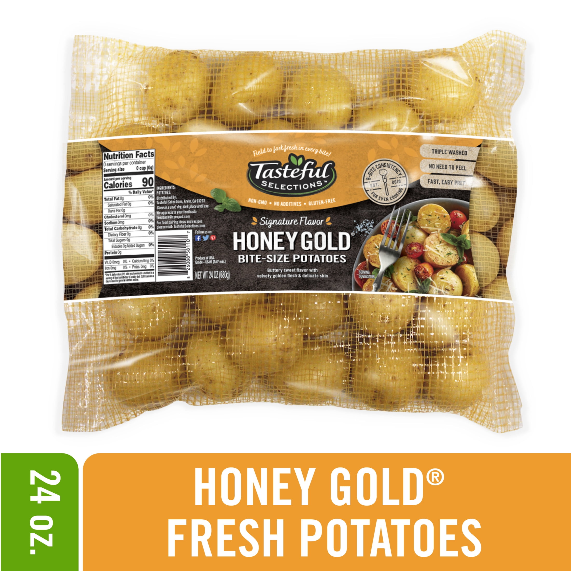 Tasteful Picks Honey Gold Child Potatoes – 2-Chew Dimension, 24oz